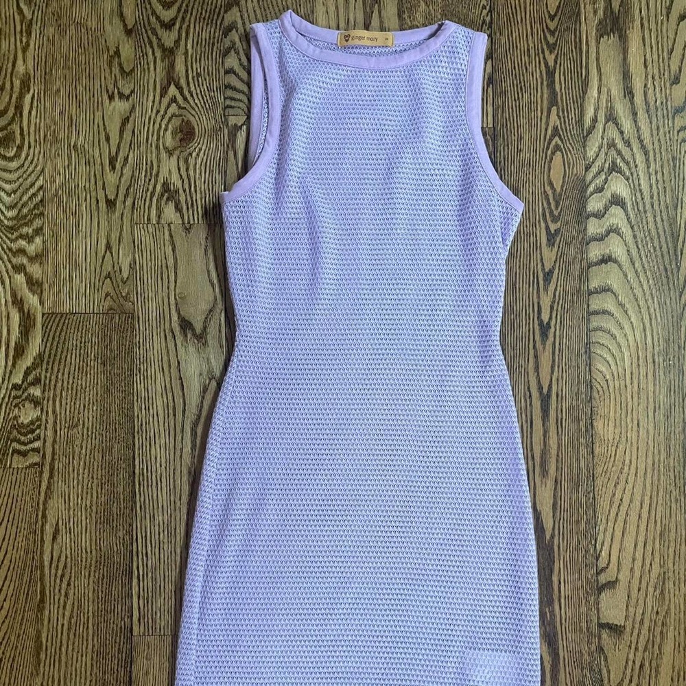 Lovely lilac summer beach coverup by Ginger Mary